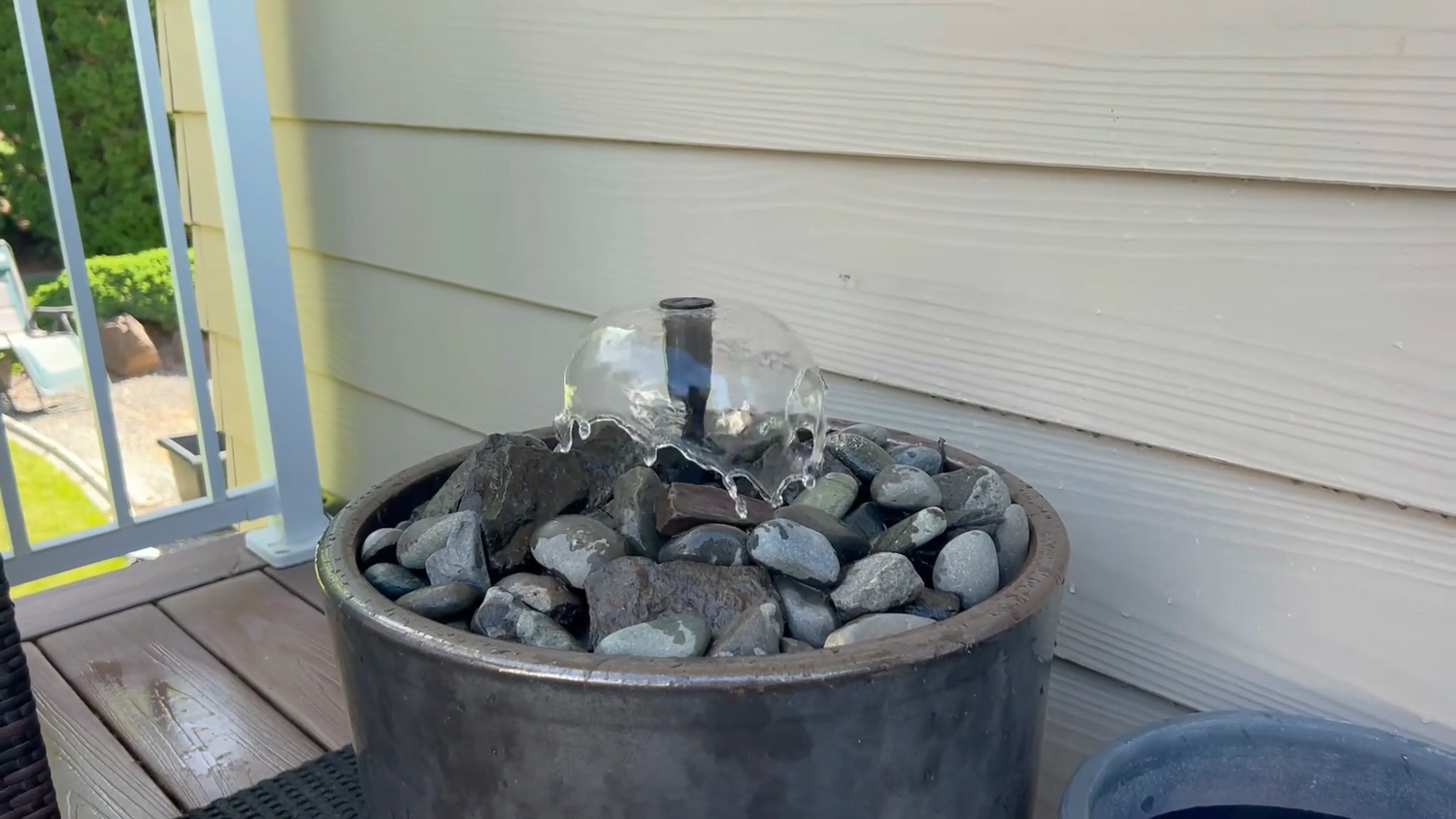 Make an Easy DIY Solar Water Fountain Planter