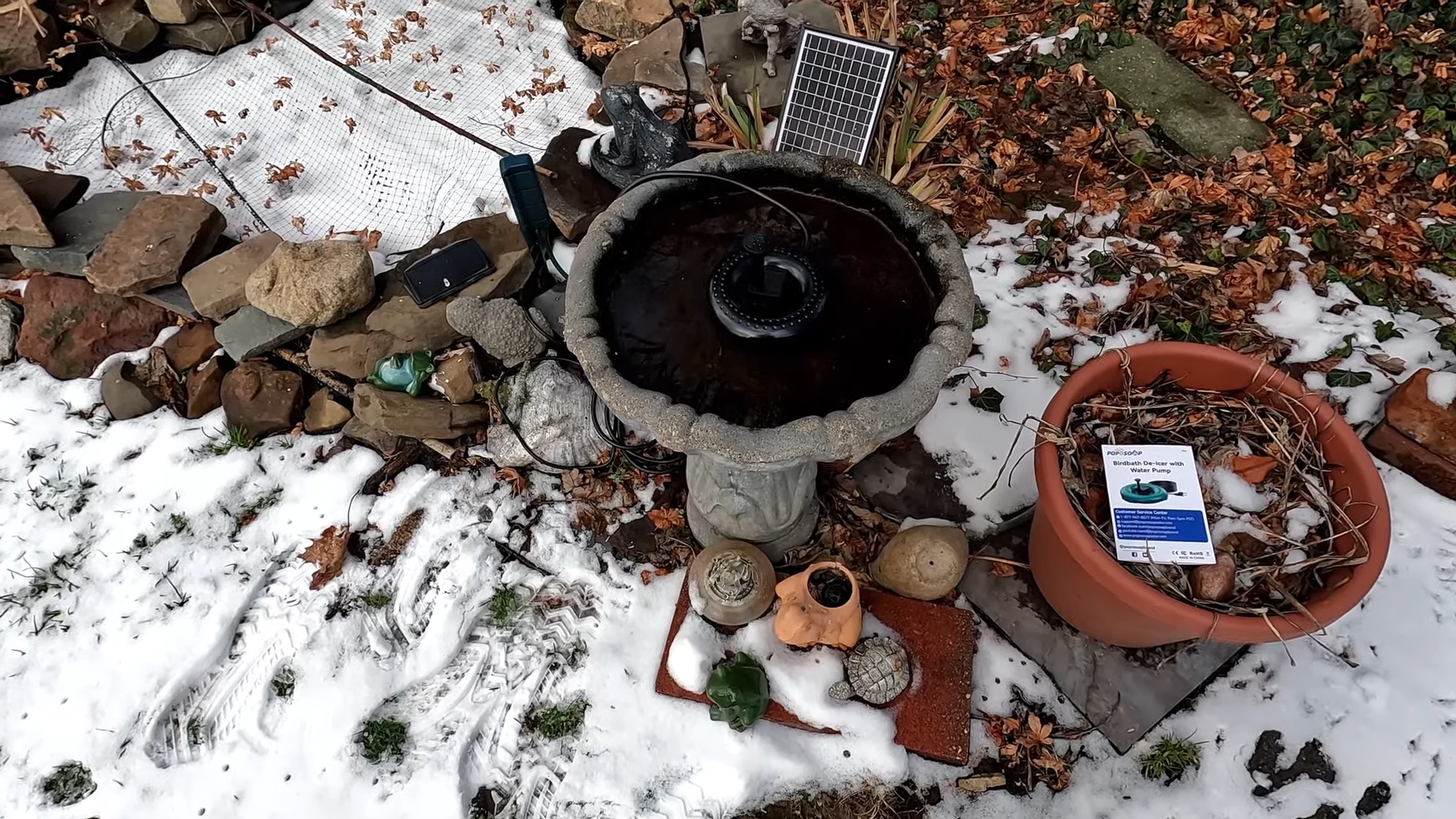 Poposoap Bird Bath Heater Review: A Warm Water Guardian in Winter