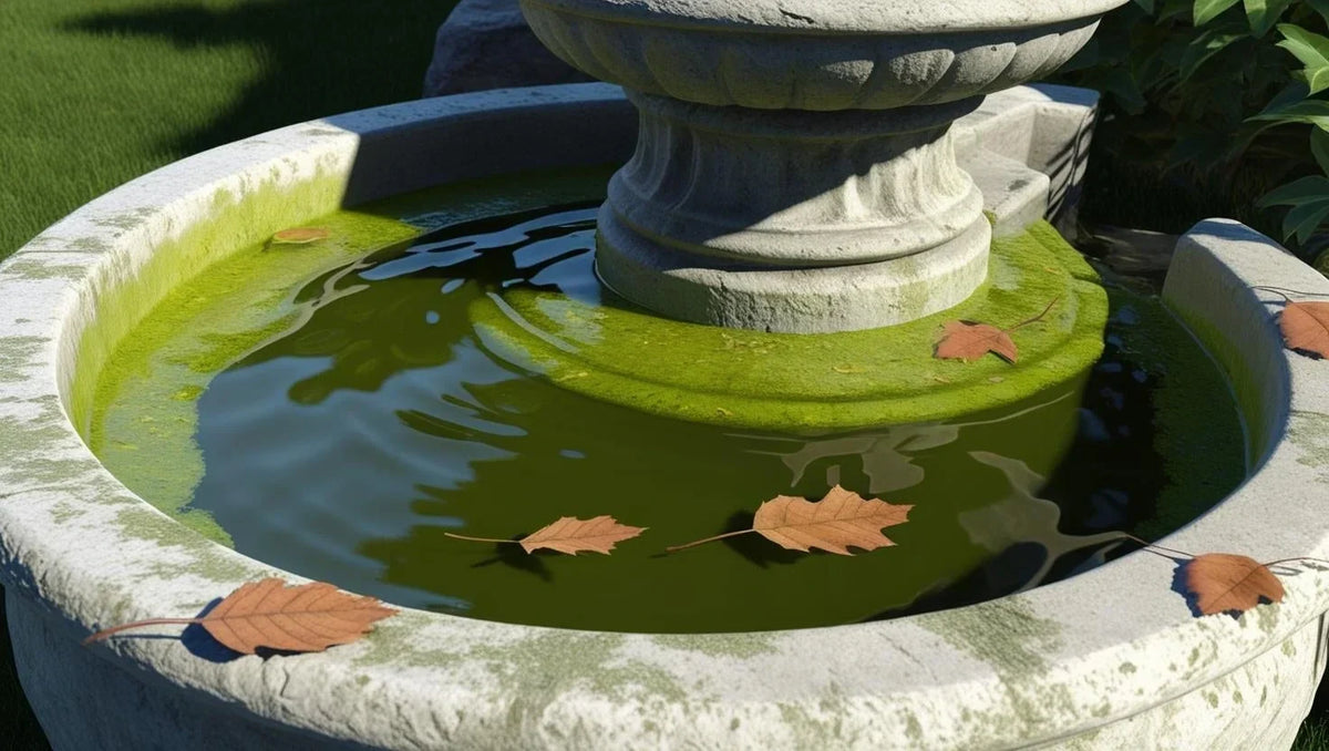 Titelbild Comprehending Algae Development in Wasser Springbrunnen