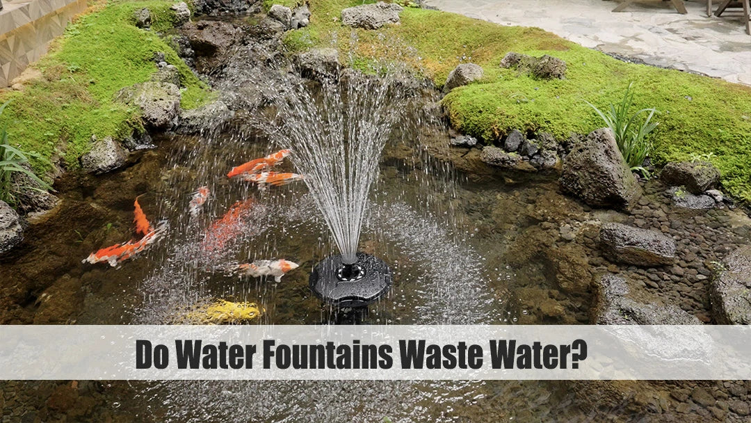 do fountains waste water