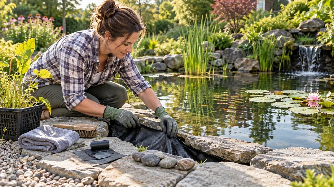 pond liner inspection