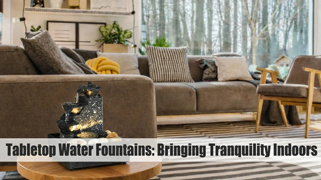 tabletop water fountains bringing tranquility indoors