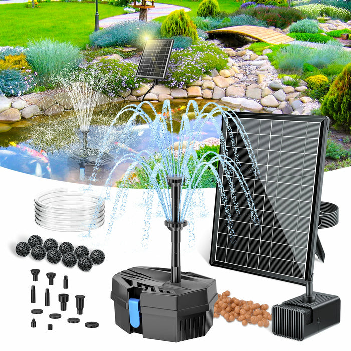 Filtre solaire pour bassin/fontaine P3081 8W 80GPH
