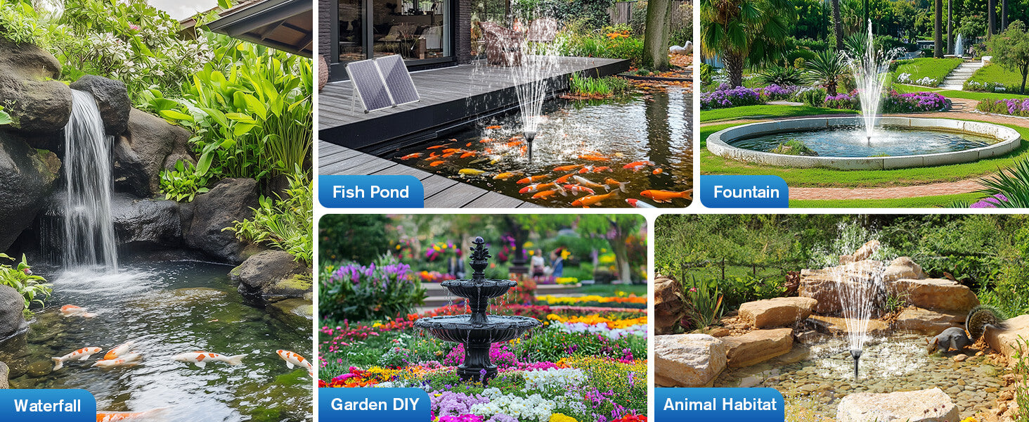 Versatile Water Features for Your Yard - DIY Fountains, Fish Ponds, and More