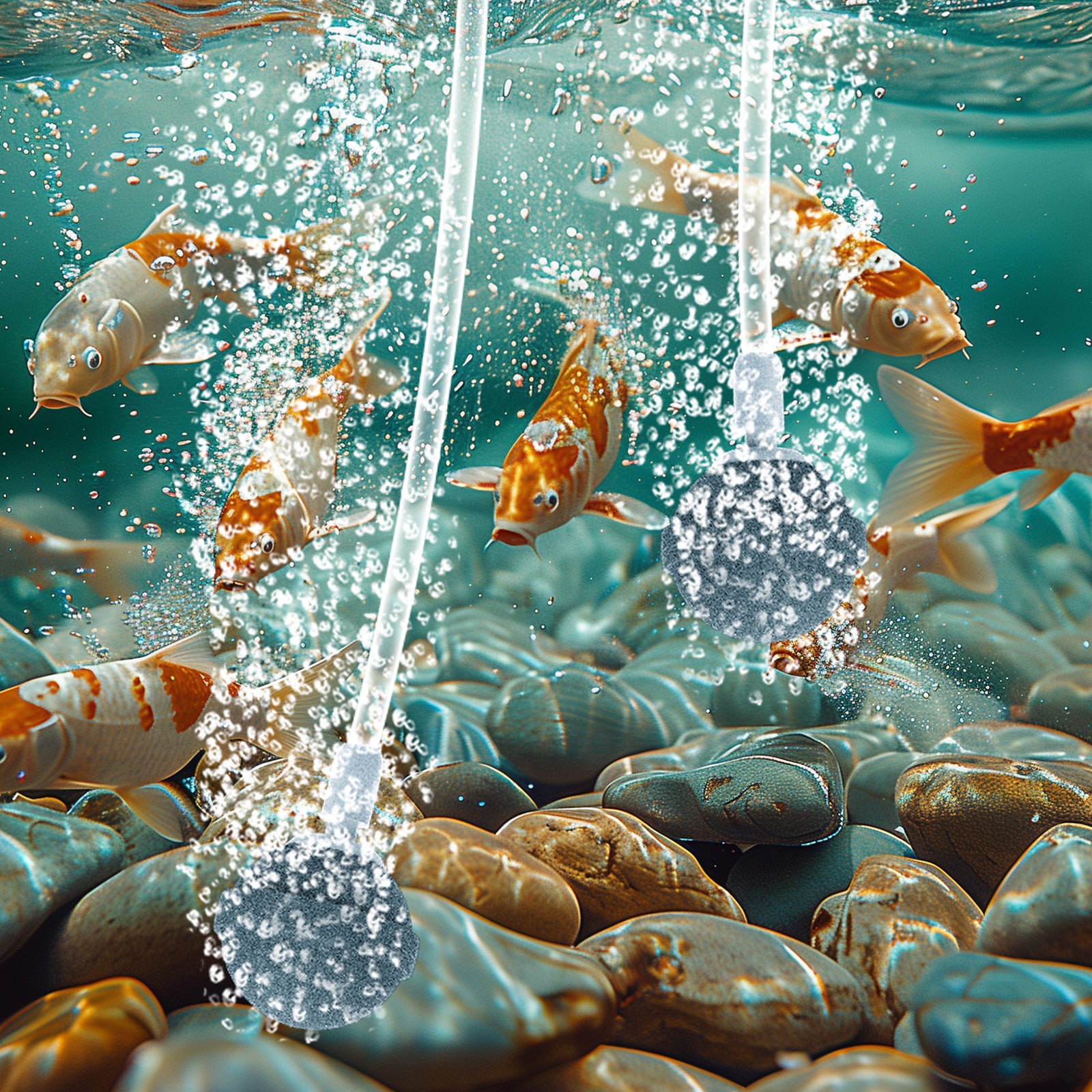 Aérateur de bassin Poposoap – Pompe à oxygène solaire 15 W pour bassins à poissons extérieurs