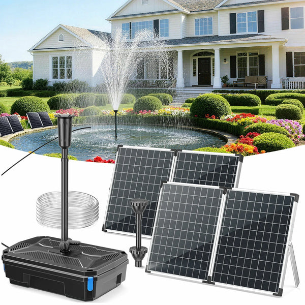 Kit pompe de bassin et filtre solaire 100 W 4500 l/h