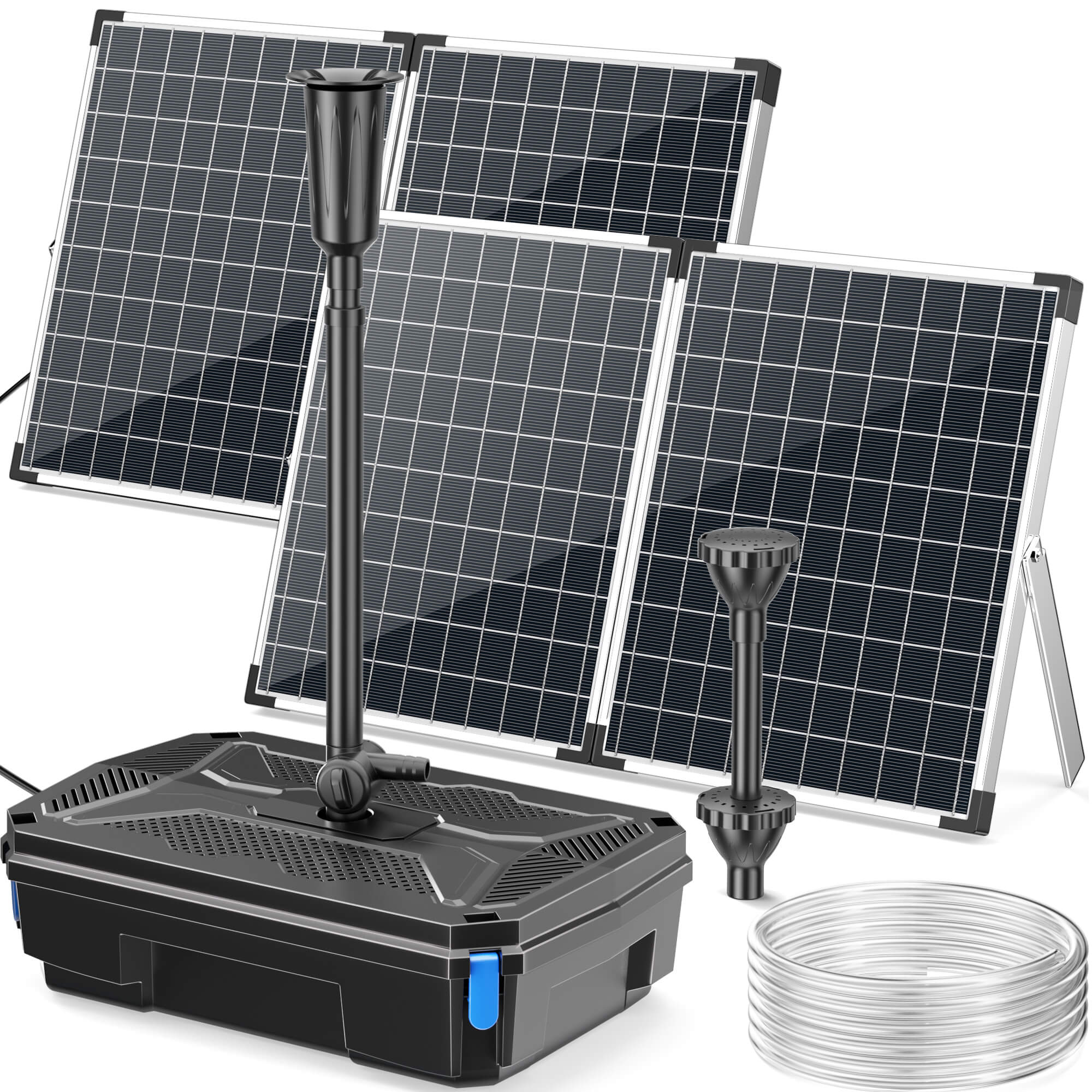 P3100 100W 1200GPH Solar Pond Filter Fountain