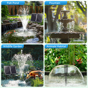Pompe solaire pour fontaine à eau 55 W 580 GPH