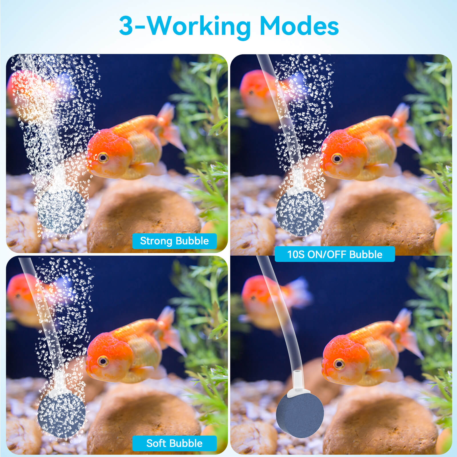 15W Solar Pond Aerator with 4400mAh Battery