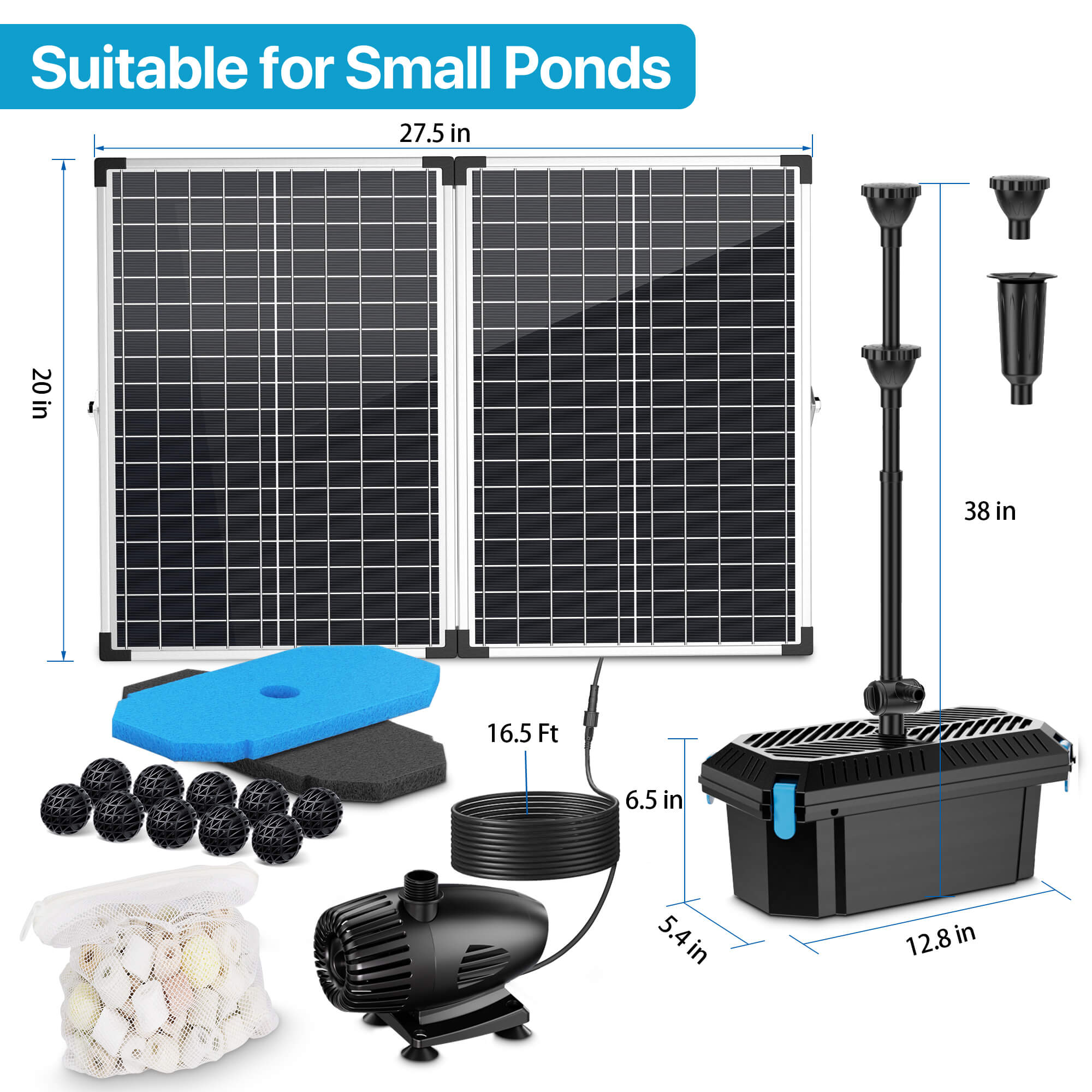 solar pond filter with pump,solar panel pond filter,solar powered fish pond pump and filter