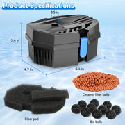 130 Boîtier de filtre pour étang