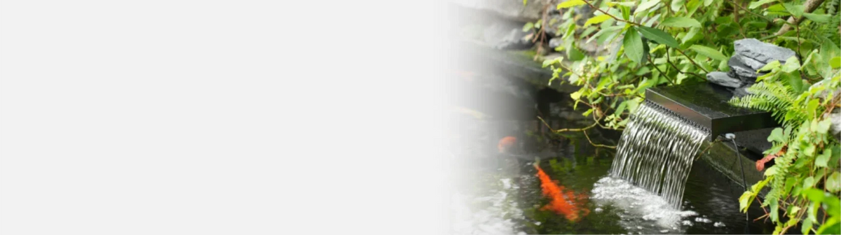 Kits de cascade solaires pour bassins