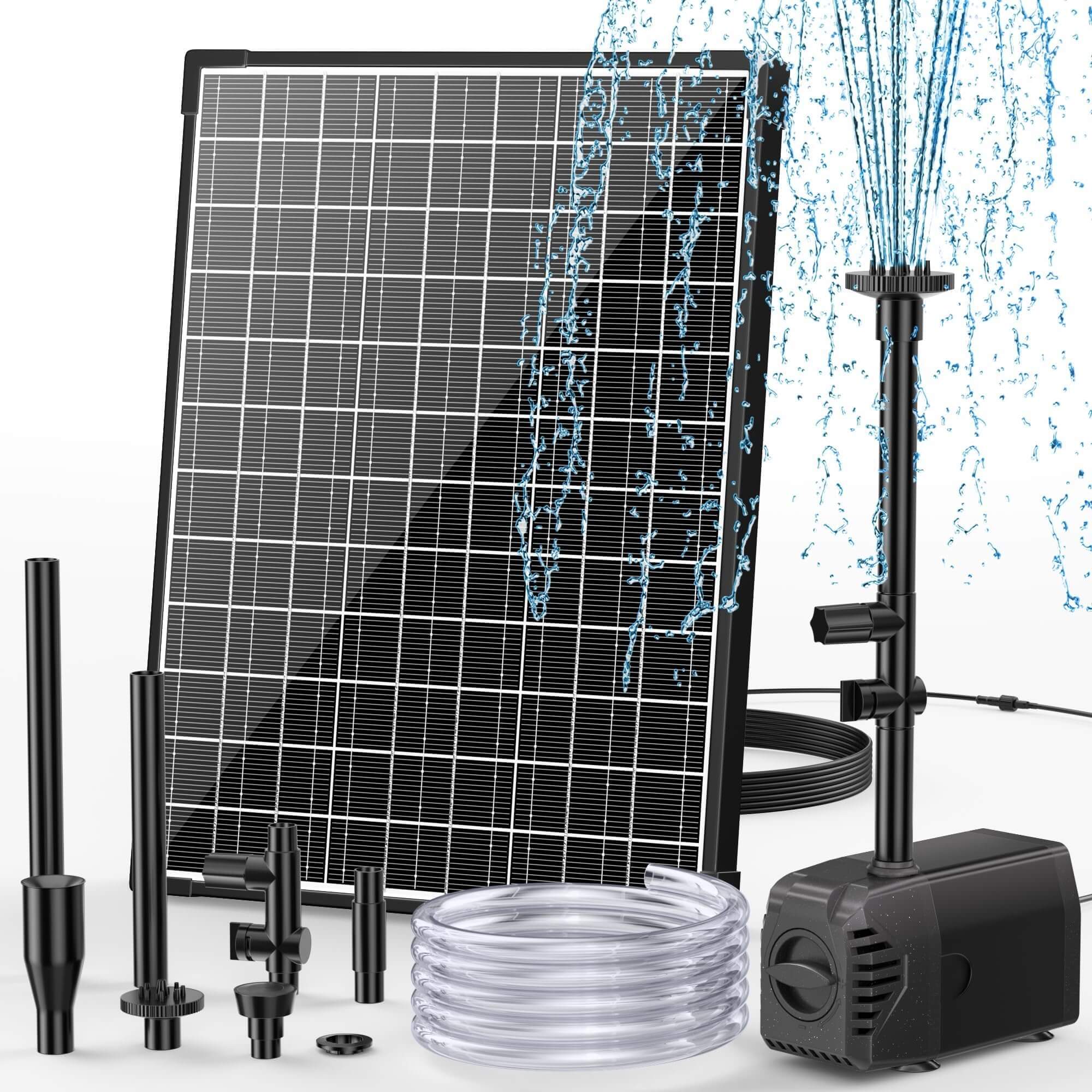 Pompe solaire pour fontaine à eau 20 W 280 GPH