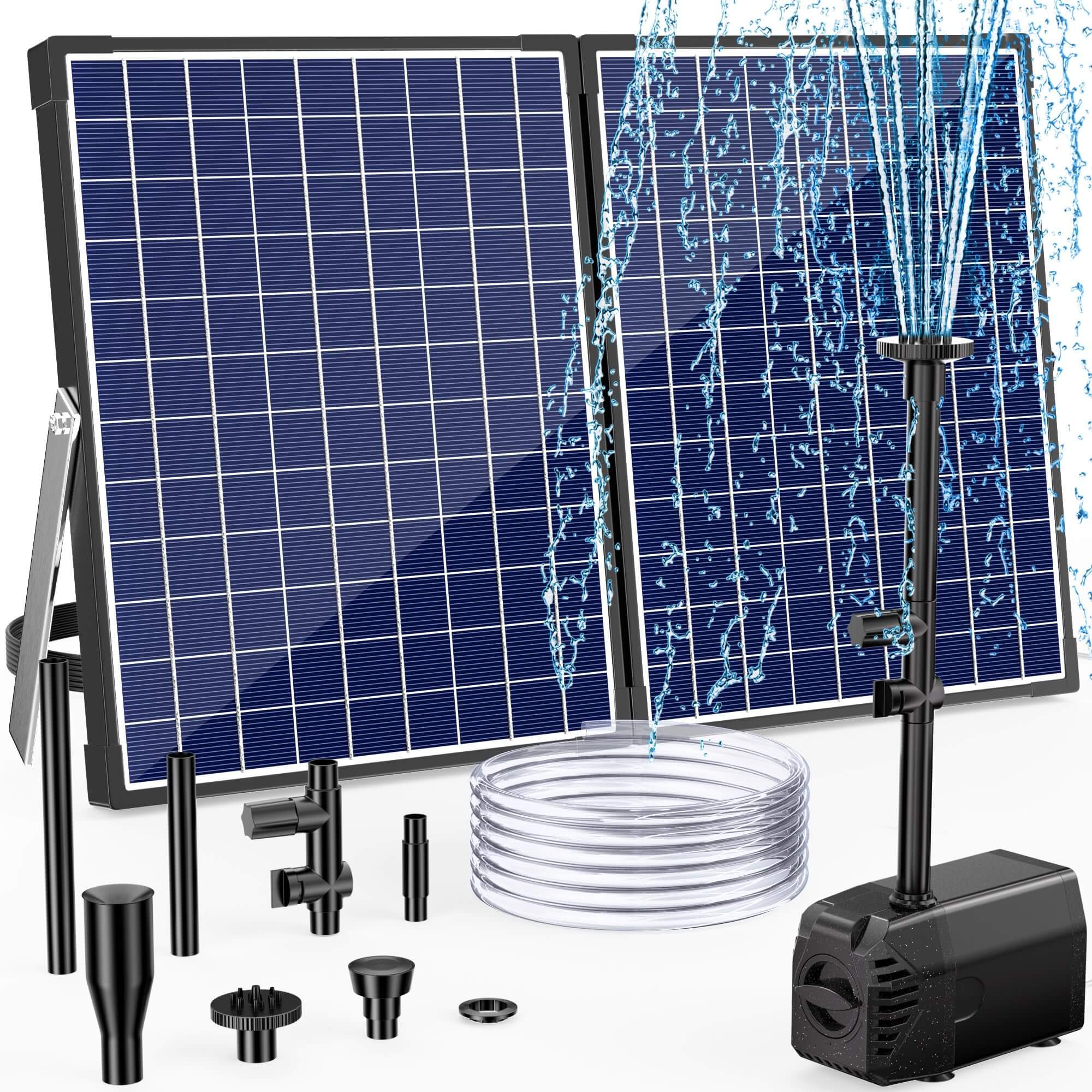 35W 340GPH Solar Water Fountain Pump