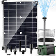 Pompe solaire pour fontaine à eau 20 W 280 GPH (verte)