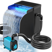 Kit cascade métallique avec LED, 40 W, 660 GPH, 8
