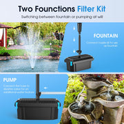 Kit de filtre et fontaine pour bassin P2326 40 W 660 GPH AC