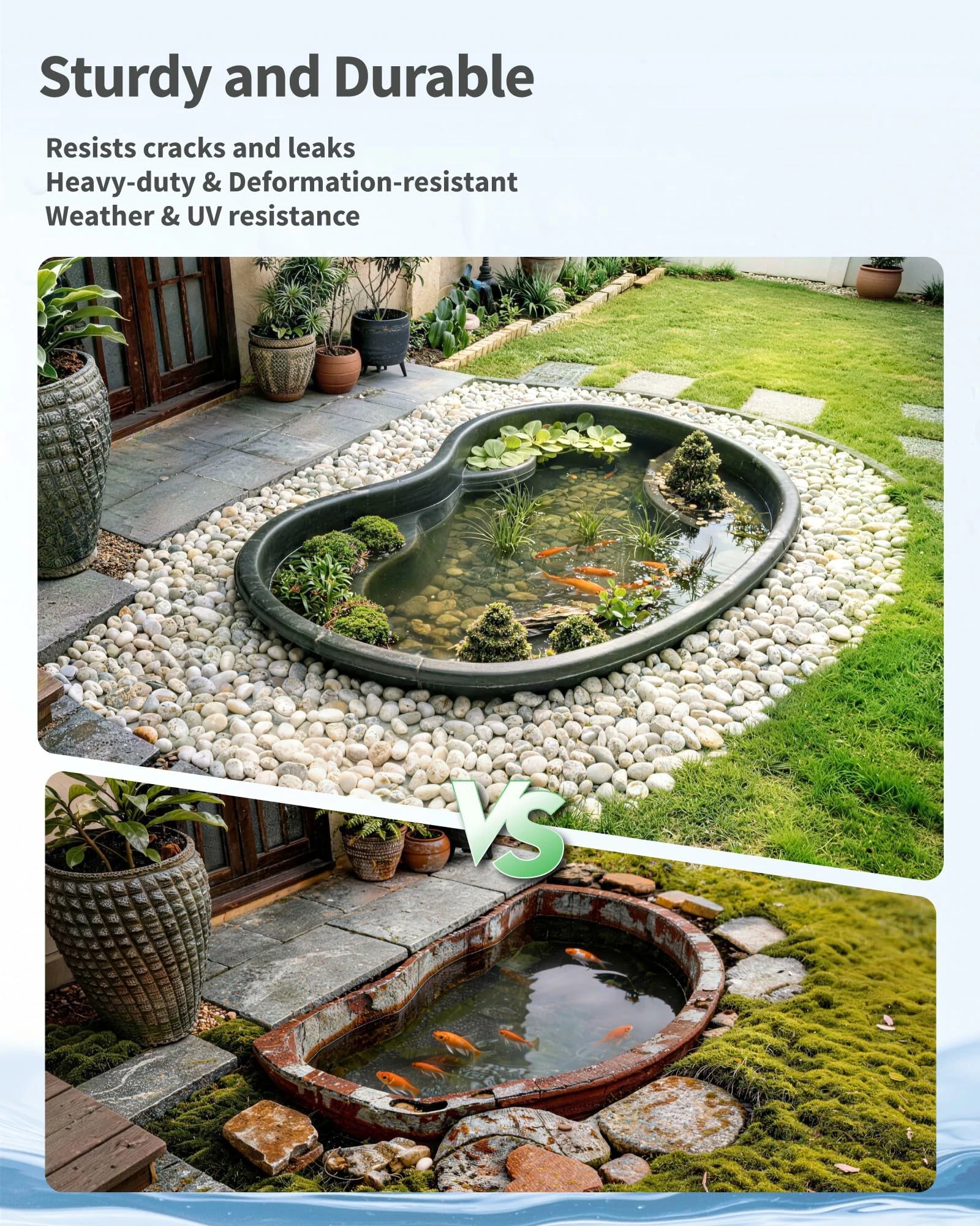 33 Gallon Rigid Plastic Pond