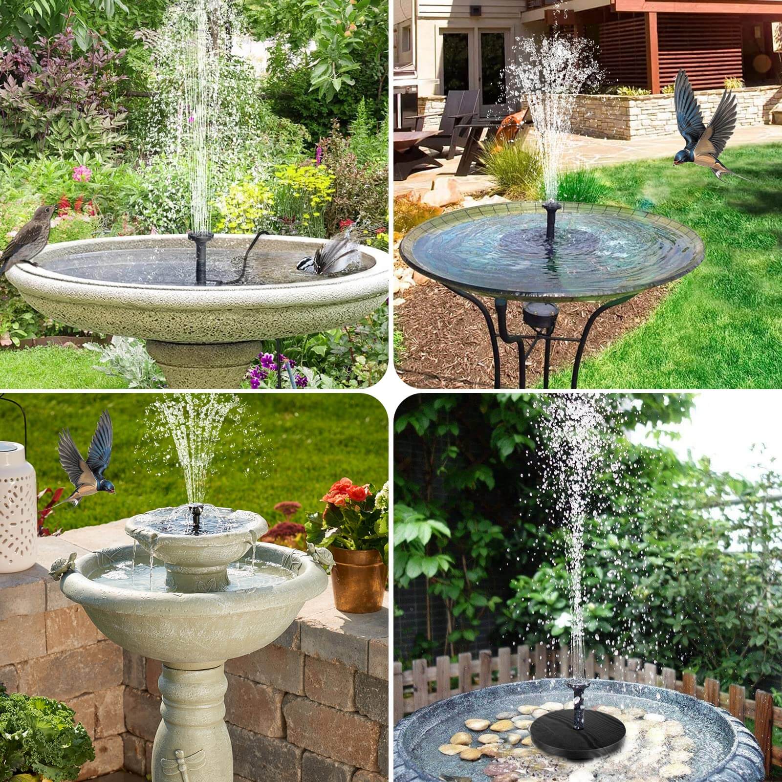 mini solar fountain for bird bath,mini submersible fountain pump,mini fountain for bird bath