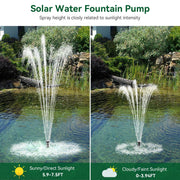 Pompe solaire pour fontaine à eau 20 W 280 GPH (verte)