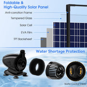 Panneau solaire 55 W 40 W 580 GPH 8