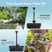 Kit de filtre et fontaine pour bassin P2390 40 W 660 GPH AC