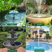 Pompe solaire pour fontaine à eau 20 W 280 GPH (verte)
