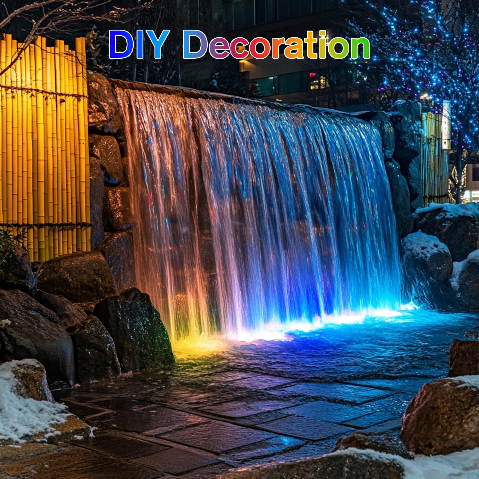 Projecteurs électriques subaquatiques colorés à 6 têtes pour bassin