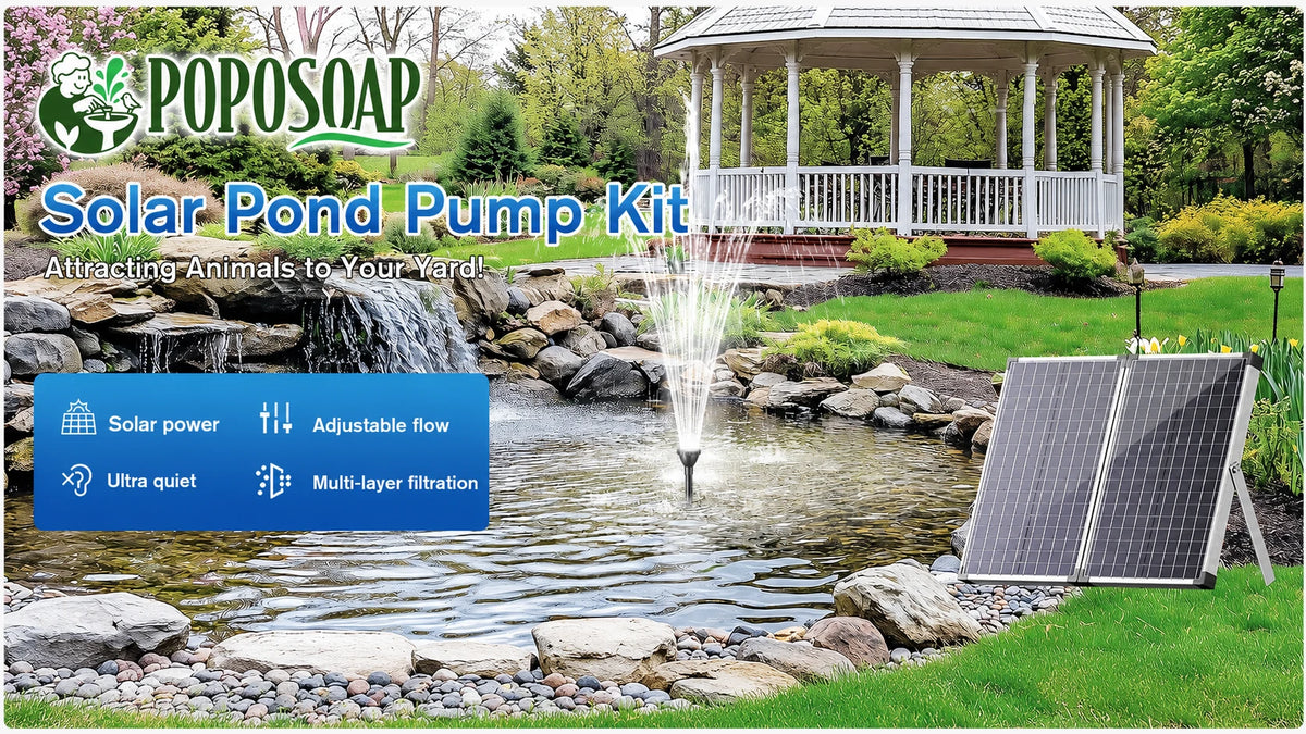 solar fountain pond pump kit