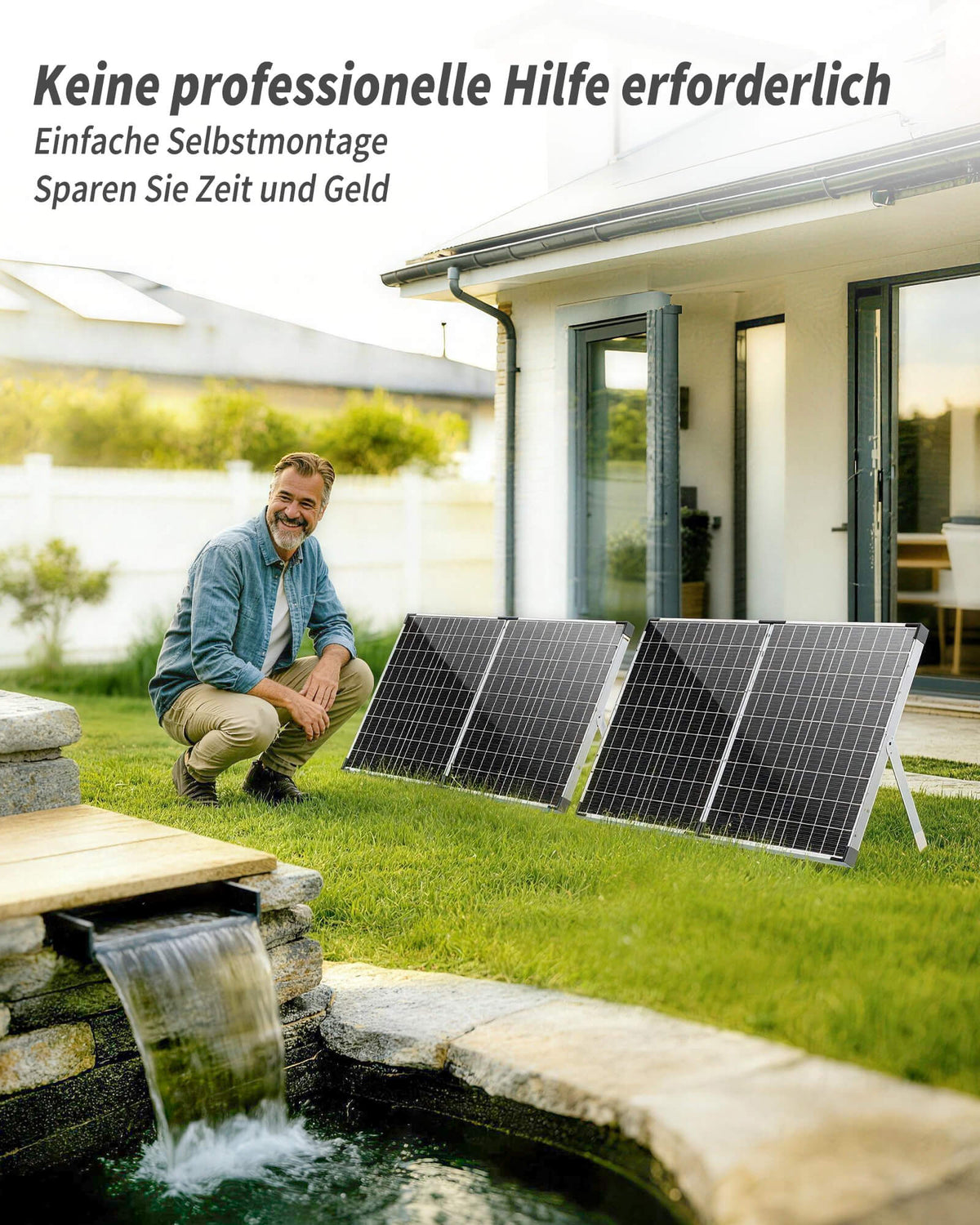 Kit de pompe solaire pour fontaine 100 W