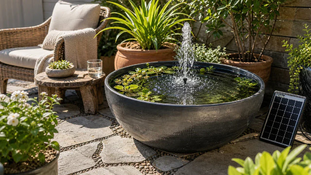 Build a Superb Patio Water Garden in 10 Minutes (With No Plumbing Knowledge)