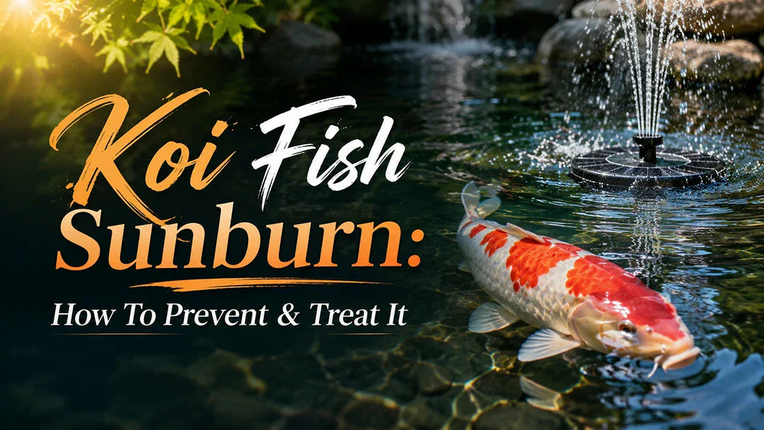 Koi Fish Sunburn How To Prevent Treat It
