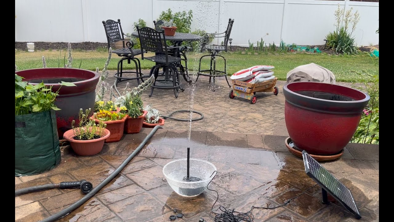 Make a Splash With POPOSOAP Solar Water Fountains