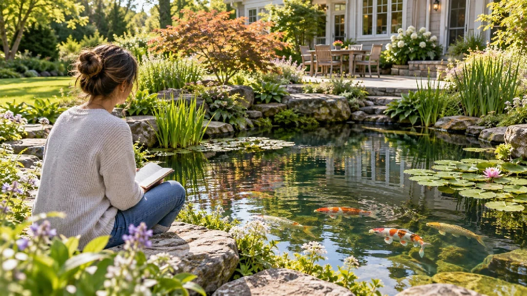 New owner observes existing pond