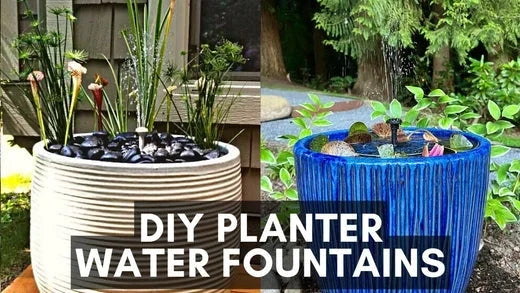 Titelbild DIY Solar Springbrunnen Ideas fuer Garten