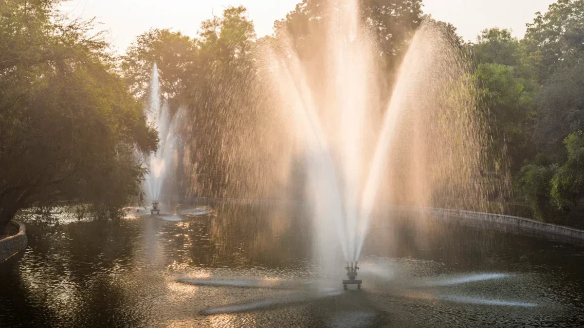 Titelbild Ist Ihr Teichbrunnen zu stark fuer Voegel