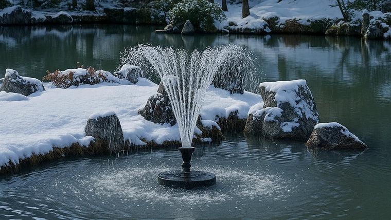 Entretien des bassins en hiver pour les zones tempérées