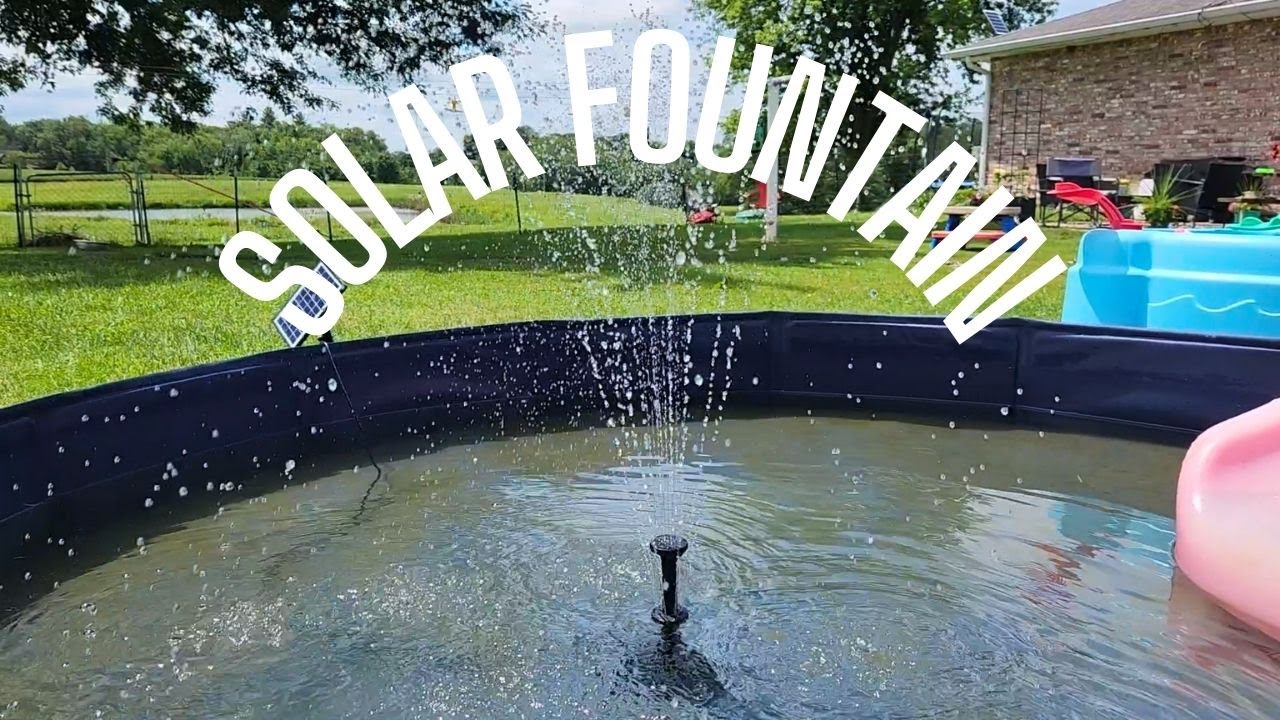 Poposoap Solar Fountain Pump: A New Choice for Garden Waterscape