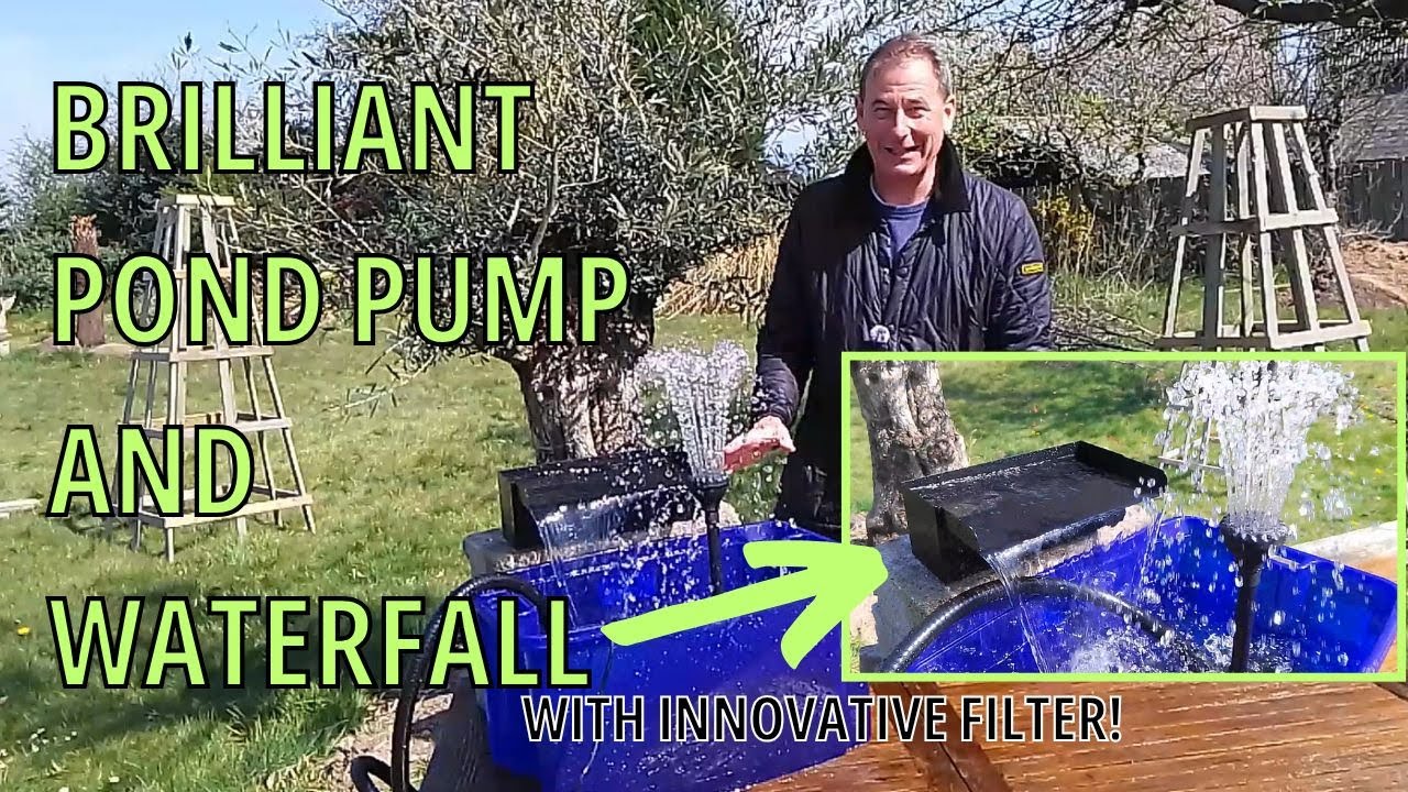 Creating a Dynamic Garden Waterscape with Poposoap Pond Pump and Filter