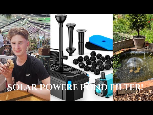 EP78: Solar Powered Koi Pond Filter! POPOSOAP