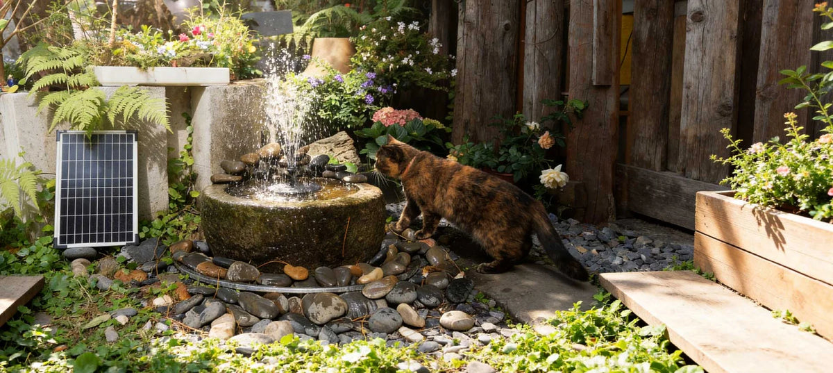 Gestalten Sie Ihren eigenen Solarbrunnen