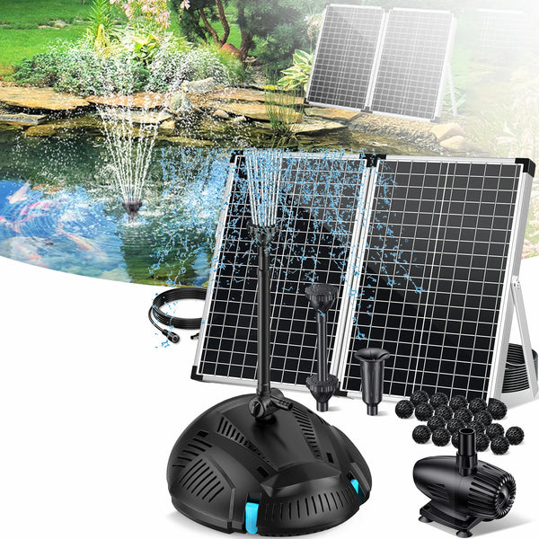 Fontaine à filtre solaire pour bassin P35530 55W 580GPH
