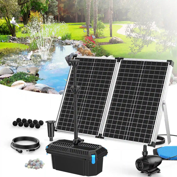 Fontaine à filtre solaire pour bassin P3703 70 W 680 GPH