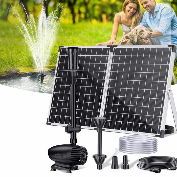 Pompe solaire pour fontaine à eau 55 W 580 GPH 