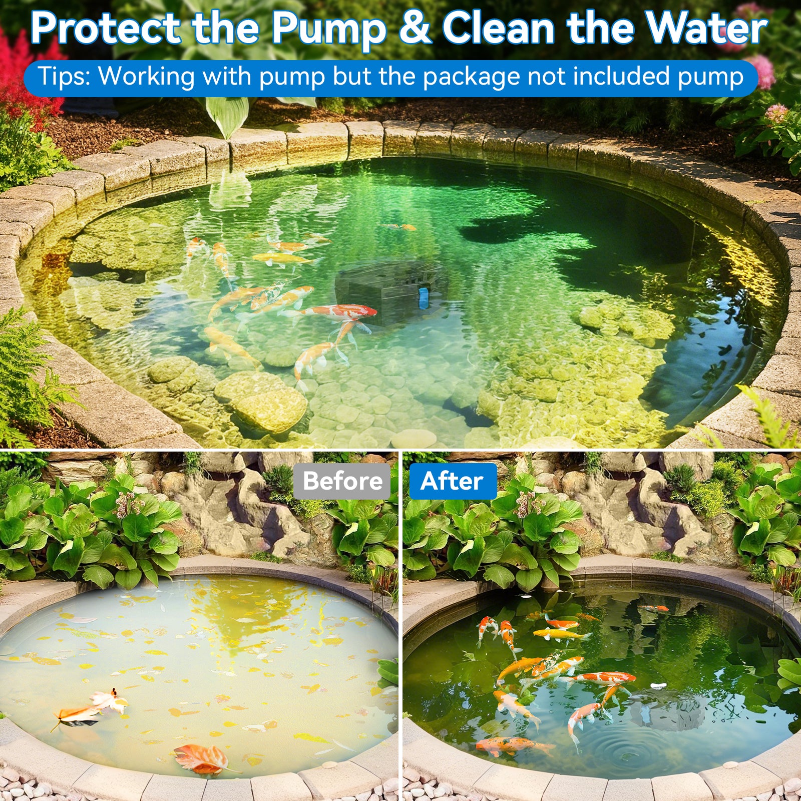 130 Boîtier de filtre pour étang 