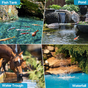 Kit de filtre et fontaine solaire pour bassin P3553 55 W 580 GPH 