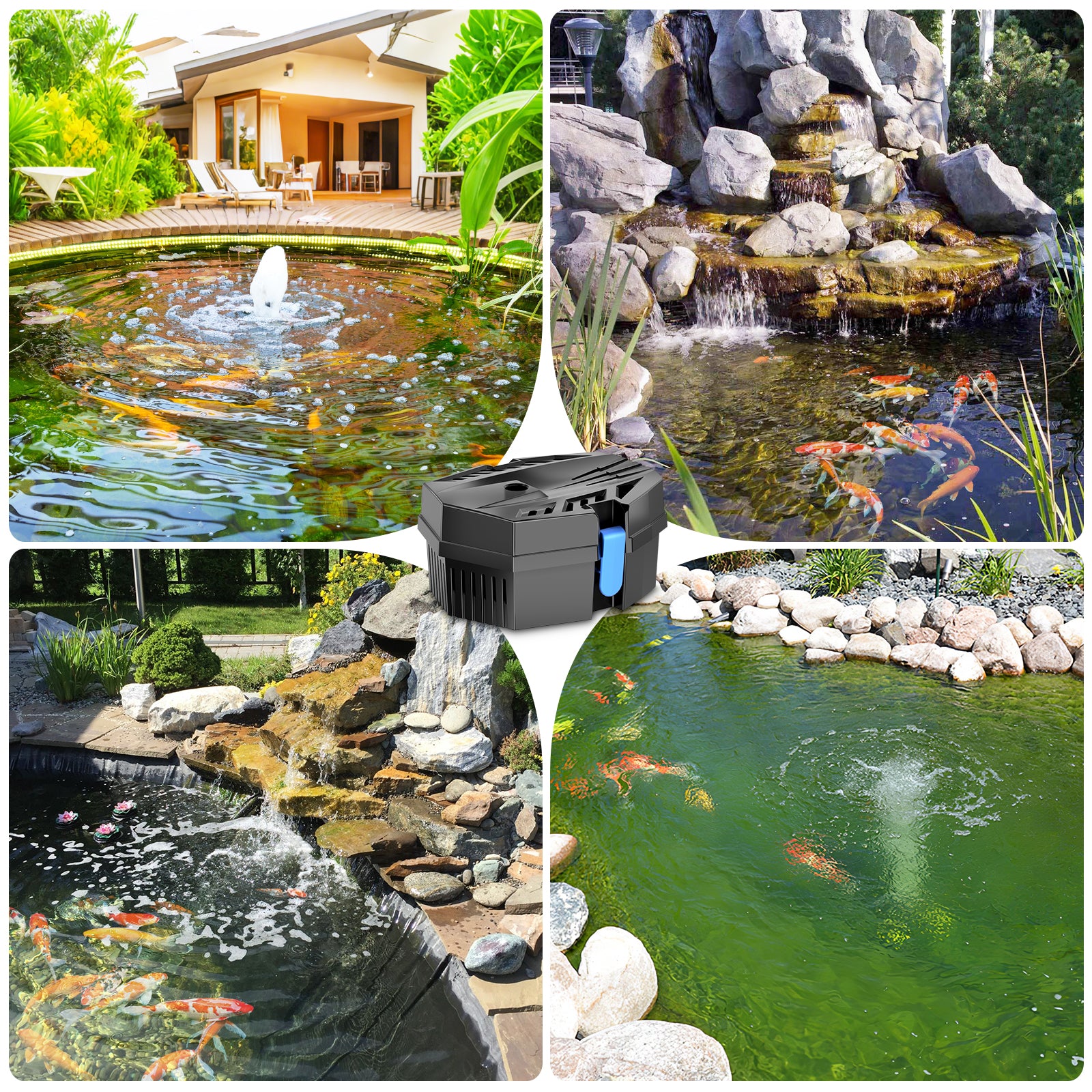 130 Boîtier de filtre pour étang 