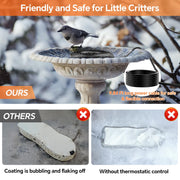 Fontaine chauffante pour bain d'oiseaux 70 W AC 