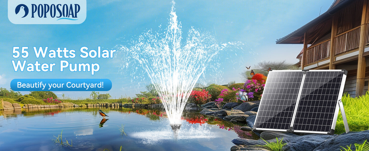 55W Solar Water Fountain Pump