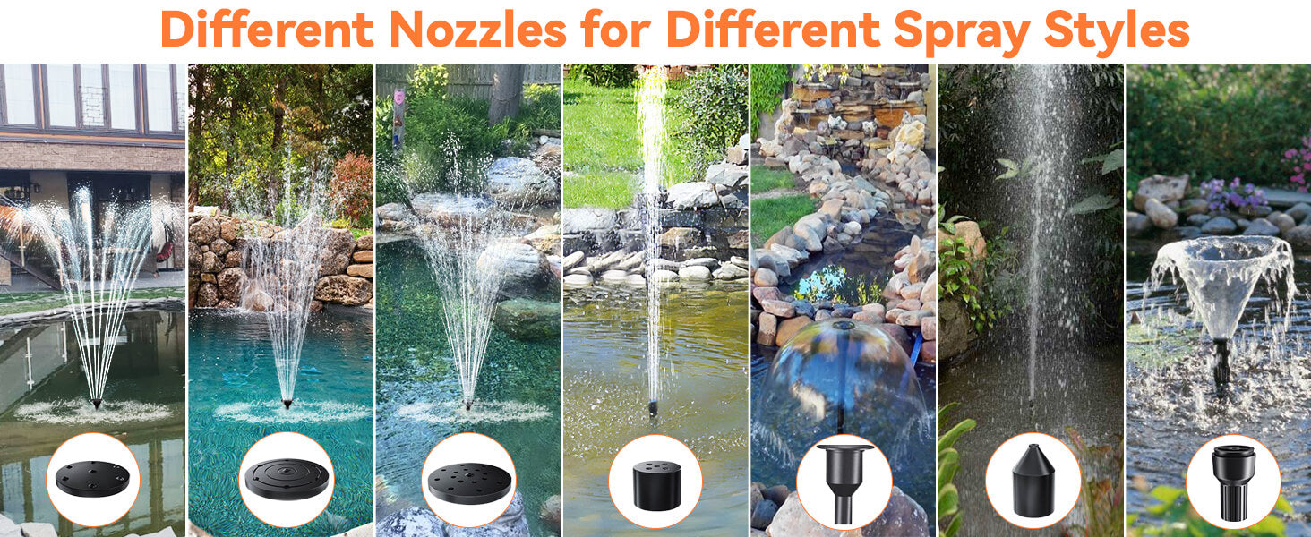 Multiple Nozzles – Create Your Own Water Style